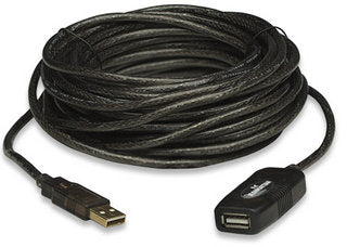 150958 CABLE DE EXTENSIÓN ACTIVA USB DE ALTA VELOCIDAD USBA MACHO/ A HEMBRA, 20M, CON REPETIDOR INCLUIDO.