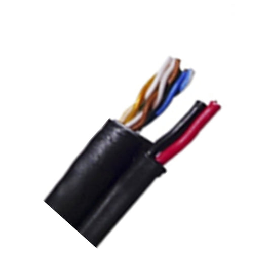BOBINA DE CABLE PARA USO EXTERIOR, ESPECIAL PARA CONEXIÓN DE CÁMARAS, CABLE DE ALUMINIO REVESTIDO DE COBRE