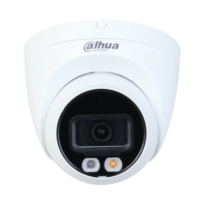 DAHUA IPC-HDW2449T-S-IL - CAMARA DOMO IP DE 4 MP/ DUAL INTELIGENTE+FULL COLOR/ WIZS/ 2.8MM/ 95°/ MICROFONO/30 MTS/METÁLICA/RANURA MICROSD/WDR/POE