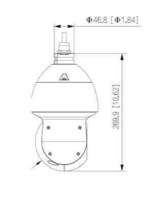 DAHUA DH-SD49225DB-HC - CÁMARA HDCVI PTZ DE 2 MP/ 25X DE ZOOM ÓPTICO/ STARLIGHT/ WDR REAL DE 120 D/ IR DE 100 MTS/ IP66/ E DE ALARMA/ 1 CANAL DE AUDIO