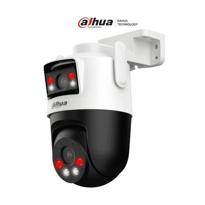 DAHUA IPC-WPT1539DD-SW-5E2-PV - CÁMARA IP PT WIFI DUAL DE 10 MP, 2 LENTES DE 5 MP CADA UNO (FIJO Y PT) IR DE 50M, AUDIO 2 VIAS,AUTOTRACK, RANU MICROSD