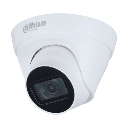CAMARA DAHUA DH-IPC-HDW1230T1P-A-0280B-S6 - CÁMARA IP DOMO 2MP CON LENTE DE 2.8 MM Y ÁNGULO DE VISIÓN DE 102 GRADOS, MICRÓFONO INTEGRADO, IR DE 30M, IP67,