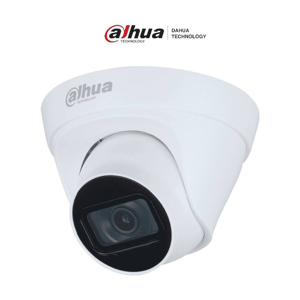 CAMARA DAHUA DH-IPC-HDW1230T1P-A-0280B-S6 - CÁMARA IP DOMO 2MP CON LENTE DE 2.8 MM Y ÁNGULO DE VISIÓN DE 102 GRADOS, MICRÓFONO INTEGRADO, IR DE 30M, IP67,