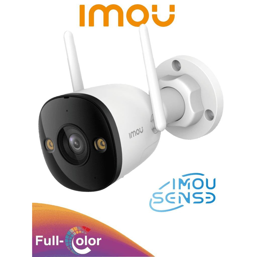 CAMARA IMOU IPC-S3EN-5M0WE BULLET 3 5MP CÁMARA IP BULLET WIFI DE 5MP, FULL C, VISIÓN NOCTURNA INTELIGENTE, AUDIO BIDIRECCIONAL,108°, IR 30M,IP6 MICROSD