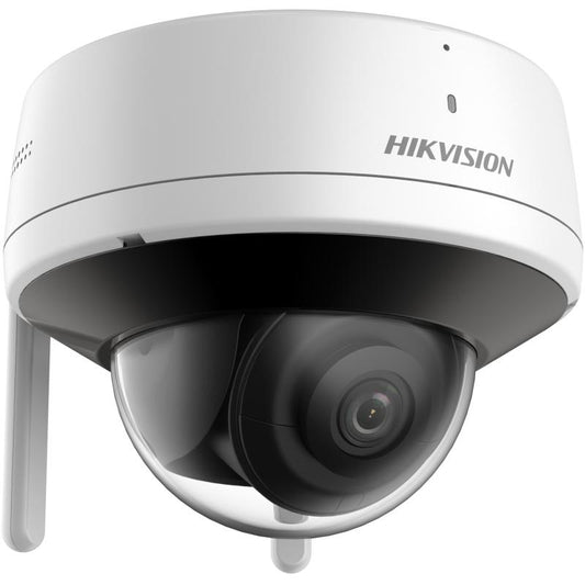 DOMO IP 4 MEGAPIXEL / LENTE 2.8 MM / 30 MTS IR / EXTERIOR IP66 / WI-FI / WDR 120 DB / SOPORTA MICRO SD / H.265+ / MICRÓFONO Y BOCINA INTERCONSTRUIDO