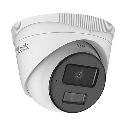 TURRET IP 4MP/ LENTE 2.8 MM / 20 MTS IR + 20 MTS LUZ BLANCA / MICRÓFONO INTEGRADO / ACUSENSE LITE / EXTERIOR IP67 / POE / DWDR / H.265+ / ONVIF