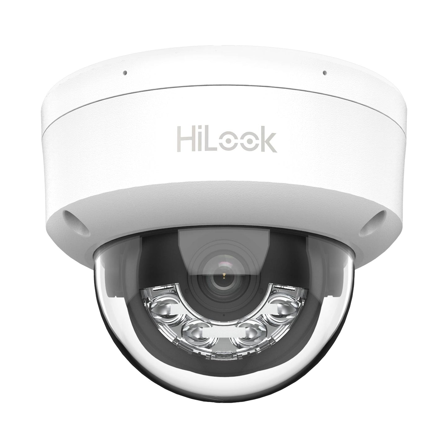 DOMO IP DE 2MP / LENTE 2.8 MM / 20 MTS IR + 15 MTS LUZ BLANCA / MICRÓFONO INTEGRADO / ACUSENSE LITE / USO EN INTERIOR / POE / DWDR / H.265+ / ONVIF