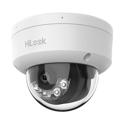 DOMO IP DE 4MP / USO EN INTERIOR / LENTE 2.8 MM / 20 MTS IR + 20 MTS LUZ BLANCA / MICRÓFONO INTEGRADO / ACUSENSE LITE / POE / DWDR / H.265+ / ONVIF