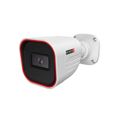CAMARA BALA AHD (3K) 5 MP(AHD/TVI), 4 MP(AHD/TVI/VCI), 700 TVL (CVBS), LENTE FIJO 2.8MM (99°), IR HASTA 20 MTS, MICROFONO,WDR, COC, IP67