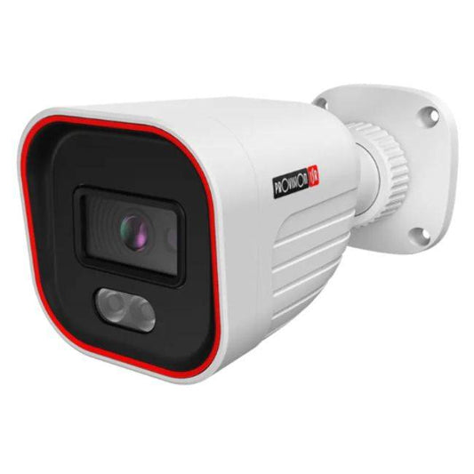 CAMARA BALA IP 2 MP, LENTE FIJO 2.8MM (93°), DE DIA DETECTA HASTA 40 MTS/RECONOCE: 8 MTS/IDETIFICA: 4 MTS, IR HASTA 20 MTS, MICROFONO, WDR,IP67