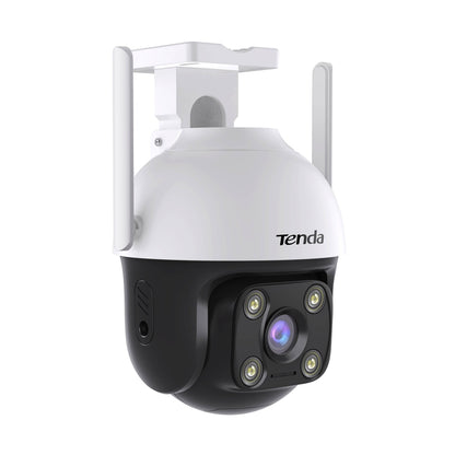 CÁMARA DE VIGILANCIA PARA EXTERIORES DE ALTO RENDIMIENTO TENDA CH7,INTEGRA COBERTURA VISUAL DE 360°,VISIÓN NOCTURNA A COLOR Y DETECCIÓN DE PERSONAS.