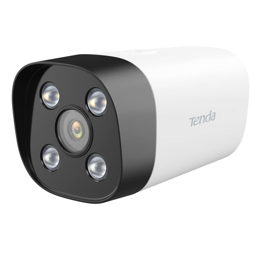 CAMARA FORMATO BALA CON LENTE OPTICO DE 4MP (2560 * 1440) DE ALTO RENDIMIENTO EN INTERIORES Y EXTERIORES, PERMITE USO DE NVR Y MONITOREO MEDIANTE APP