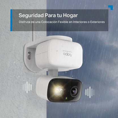 CÁMARA DE VIGILANCIA WI-FI DE 360º CON DETECCIÓN IA Y RESISTENCIA IP65