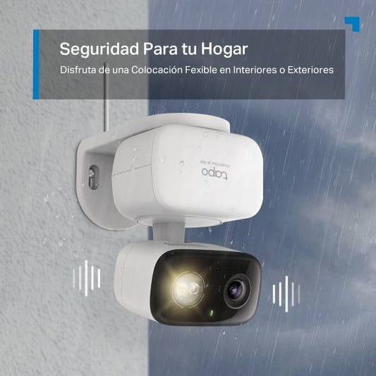 CÁMARA DE VIGILANCIA WI-FI DE 360º CON DETECCIÓN IA Y RESISTENCIA IP65