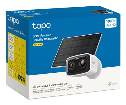 KIT DE CÁMARA DE SEGURIDAD TAPO CON ENERGÍA SOLAR