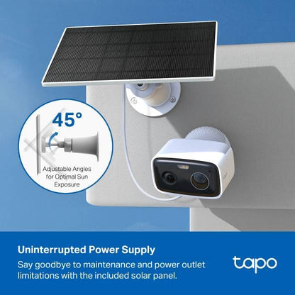 KIT DE CÁMARA DE SEGURIDAD TAPO CON ENERGÍA SOLAR