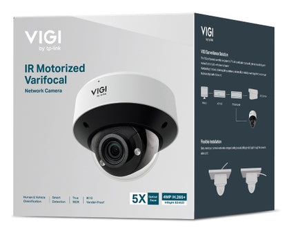 CÁMARA  DOMO MOTORIZADA VARIFOCAL IR VIGI DE 4 MP