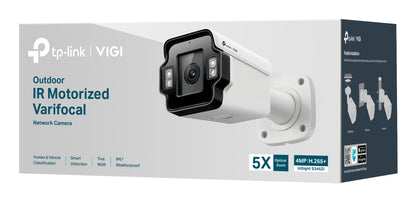 CÁMARA TIPO BALA MOTORIZADA VARIFOCAL IR DE 4 MP PARA EXTERIORES VIGI