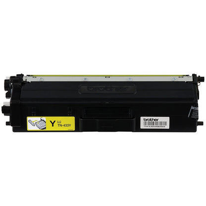 TÓNER BROTHER TN433Y AMARILLO, RENDIMIENTO APRÓXIMADO 4,000 PÁGINAS, COMPATIBLE CON MFCL8900CDW