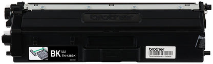 TÓNER BROTHER VALOR TN436BK NEGRO, RENDIMIENTO APROXIMADO 6,500 PÁGINAS, COMPATIBLE CON MFCL8900CDW, MFCL9570CDW, HLL9310CDW