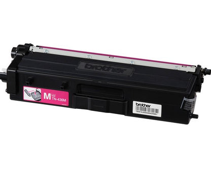 TÓNER BROTHER VALOR TN436M MAGENTA, RENDIMIENTO APROXIMADO 6,500 PÁGINAS, COMPATIBLE CON MFCL8900CDW, MFCL9570CDW, HLL9310CDW
