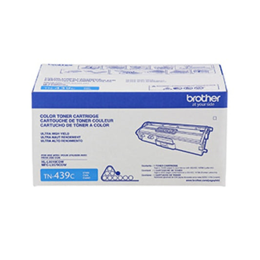 TÓNER BROTHER VALOR TN439C CYAN, RENDIMIENTO APROXIMADO 9,000 PÁGINAS, COMPATIBLE CON HLL9310CDW, MFCL9570CDW