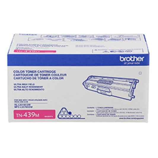TÓNER BROTHER VALOR TN439M MAGENTA, RENDIMIENTO APROXIMADO 9,000 PÁGINAS, COMPATIBLE CON HLL9310CDW, MFCL9570CDW
