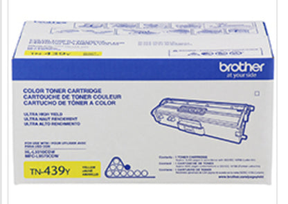 TÓNER BROTHER VALOR TN439Y AMARILLO, RENDIMIENTO APROXIMADO 9,000 PÁGINAS, COMPATIBLE CON HLL9310CDW, MFCL9570CDW
