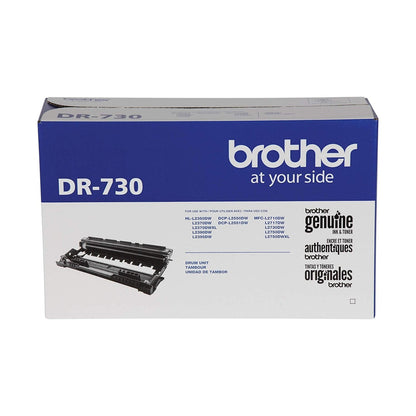 TAMBOR BROTHER DR730, NEGRO, RENDIMIENTO APROXIMADO 12,000 PÁGINAS, PARA EQUIPOS DCPL2551DW.