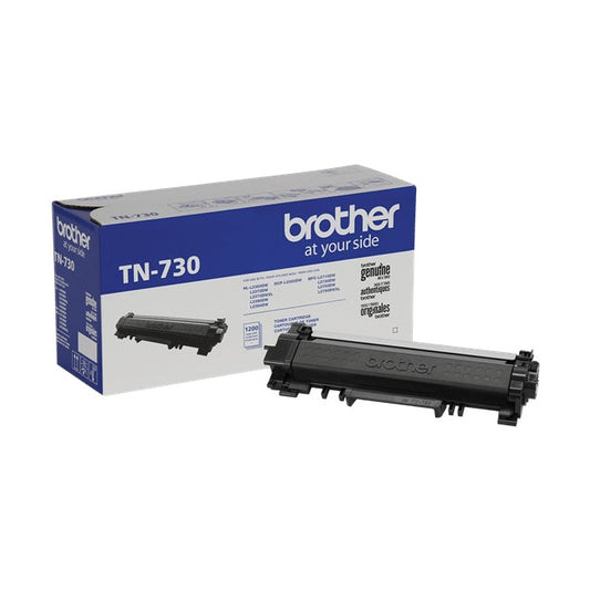 TÓNER BROTHER TN730, NEGRO, RENDIMIENTO APROXIMADO 1,200 PÁGINAS, PARA EQUIPOS DCPL2551DW.