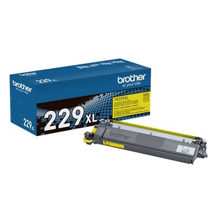 TONER BROTHER TN229XLY AMARILLO, RENDIMIENTO APROXIMADO HASTA 2,300 PÁGINAS, COMPATIBLE CON DCPL3560CDW, MFCL3780CDW
