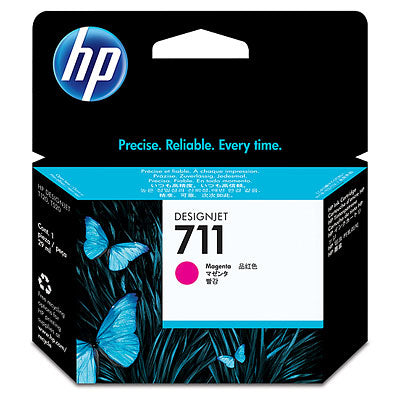 TINTA HP 711, CZ131A, MAGENTA 29ML