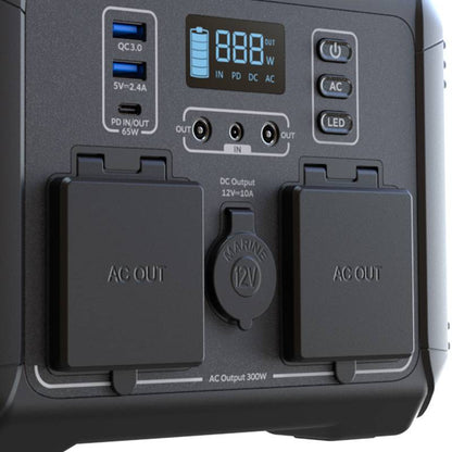 POWER STATION FORZA TITAN 300W(FPP-T300), COLOR NEGRO CON AZUL, CAPACIDAD 236.25WH