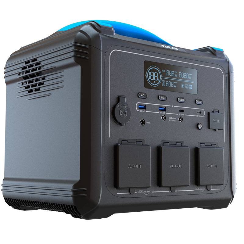 POWER STATION FORZA TITAN 1200W(FPP-T1200), COLOR NEGRO CON AZUL