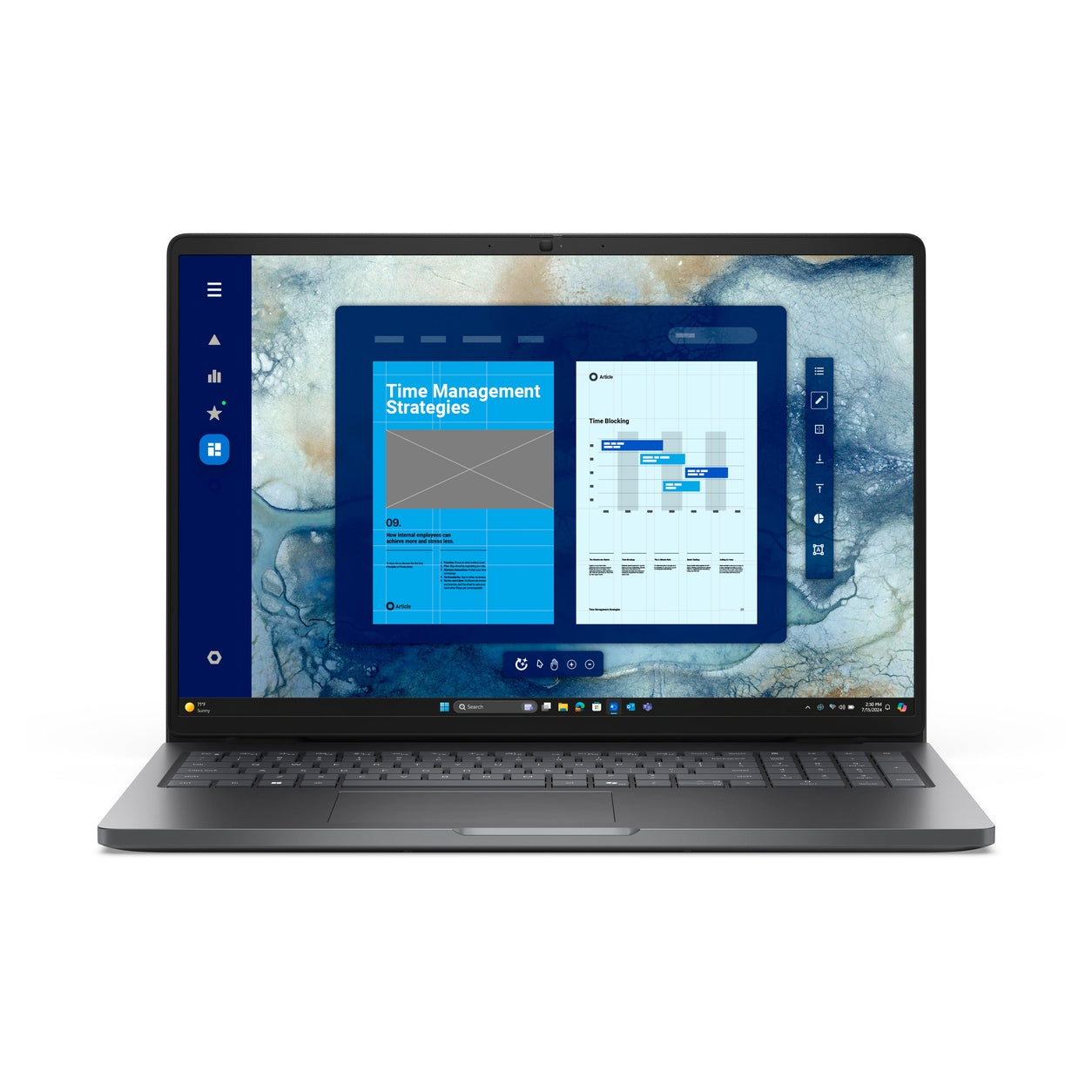 NB DELL PRO 16 PC16250_I7RPLR16512WPS_1WR CTV12. CORE 7 150U,16GB, 512GB, W 11 PRO. GARANTÍA 1 AÑO. COLOR BLACK