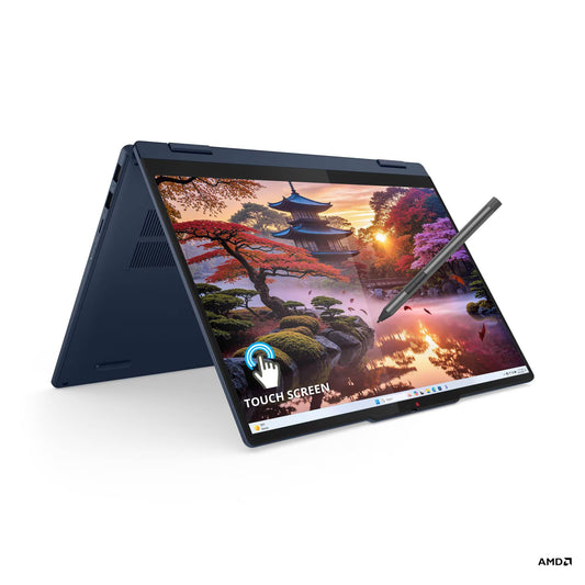 LENOVO IDEAPAD 5 2-IN-1 14AKP10, 83KT002TLM, RYZEN AI 7 350, RAM 16GB, ALMACENAMIENTO 512GB, TOUCH, W11 HOME, 1 AÑO DE GARANTIA