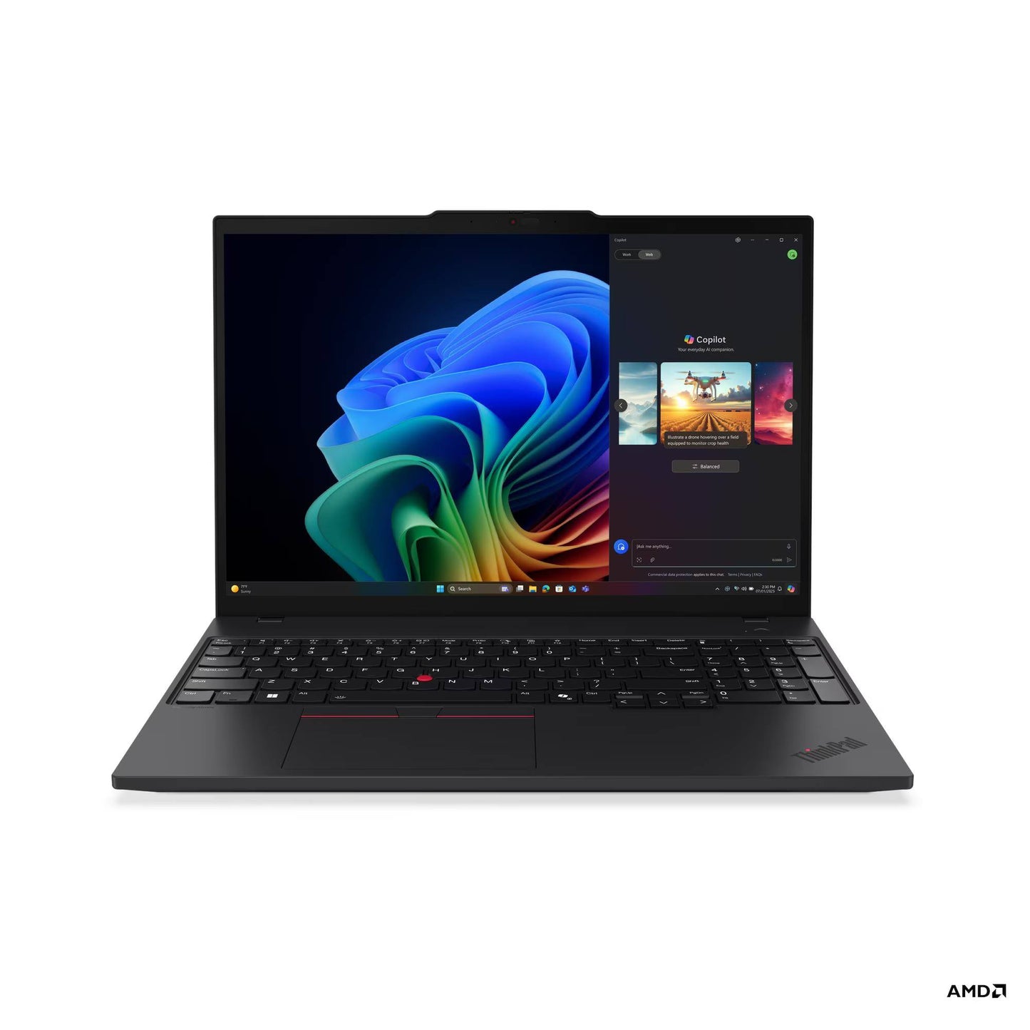 LAPTOP LENOVO THINKPAD T16 GEN 4 AMD RYZEN AI 7 PRO 350, 32 GB, 1TB SSD, W11P, 1 AÑO DE GARANTIA