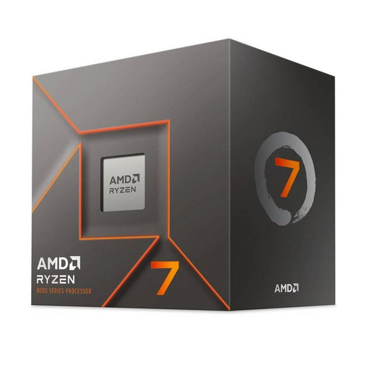 AMD RYZEN 7 8700F, 8 NÚCLEOS, SOCKET AM5, CON VENTILADOR, SE REQUIERE UNA TARJETA GRÁFICA INDEPENDIENTE
