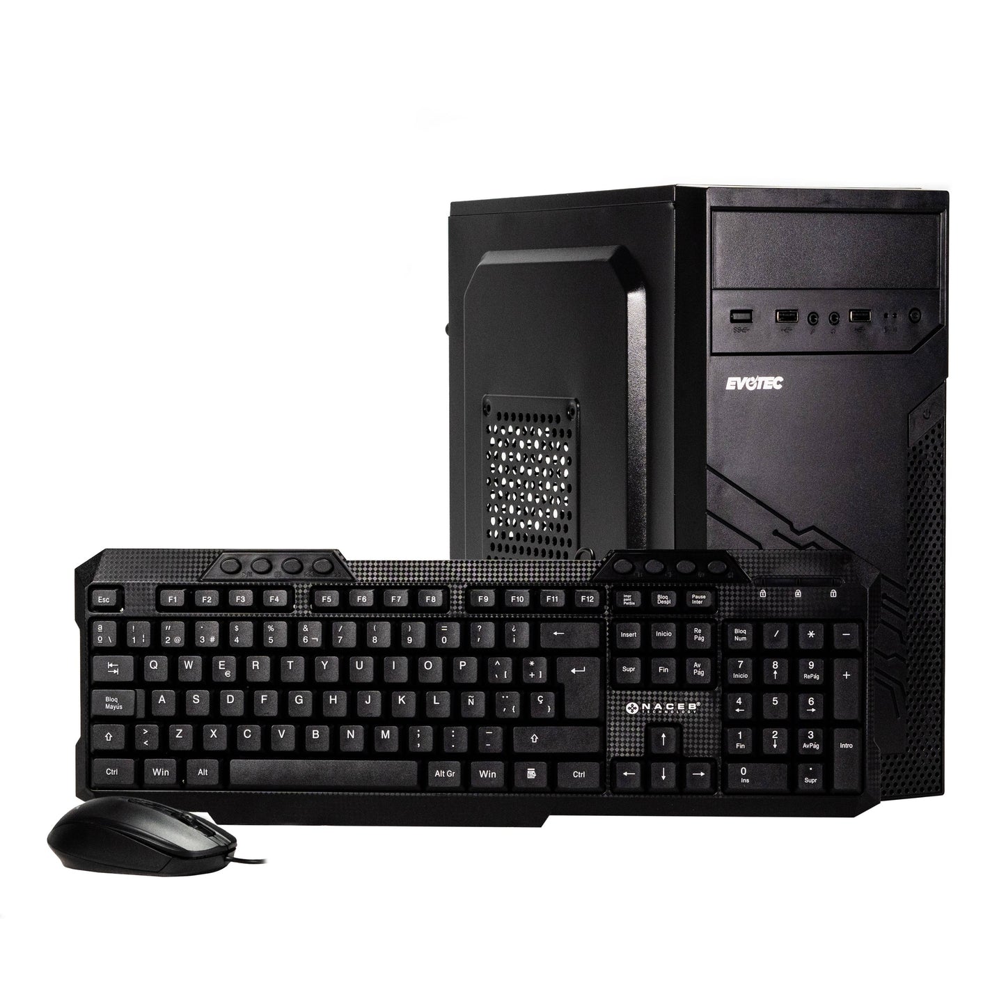 PC EVOTEC INTEL I3-12100, 8GB, SSD 240GB, WIN 11 PRO PRUEBA