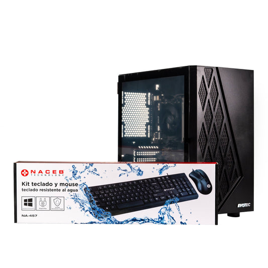 PC GAMER EVOTEC AMD RYZEN 5 5600GT, 16GB, SSD 480GB, WIN 11 PRO PRUEBA
