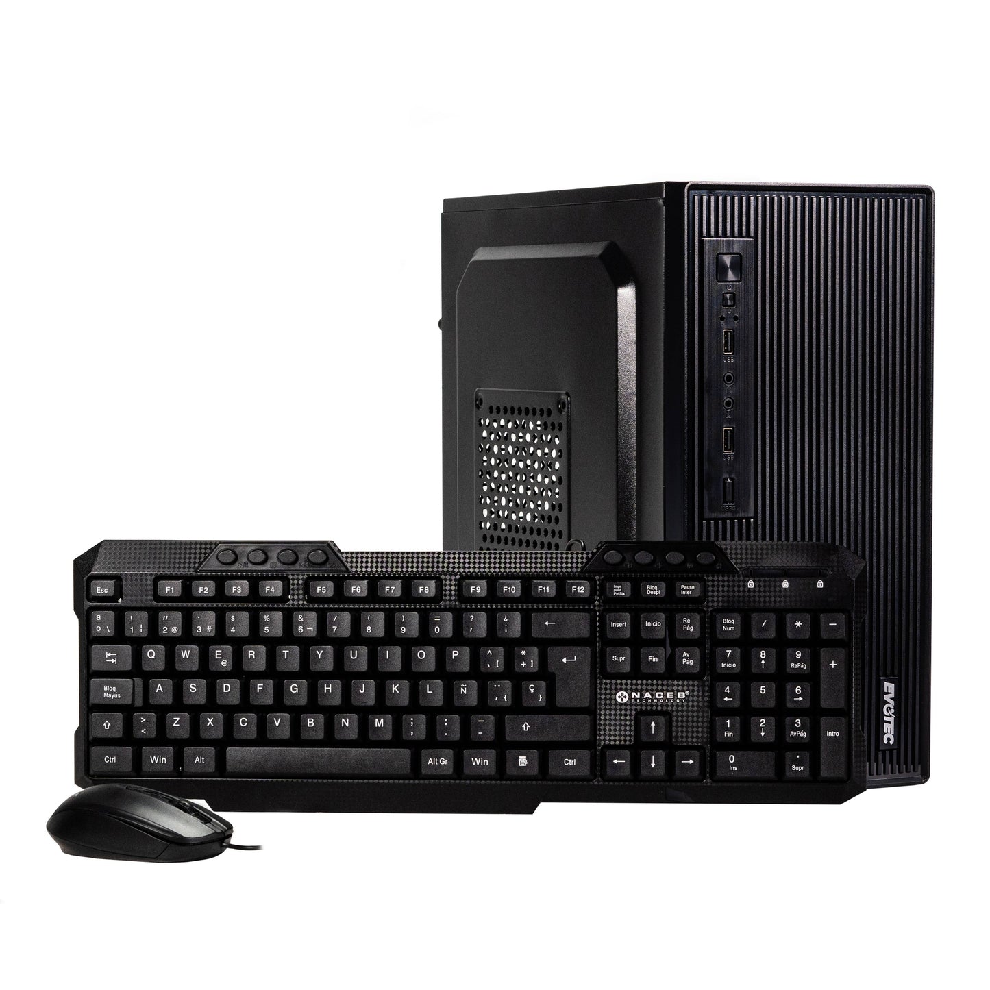 COMPUTADORA DE ESCRITORIO EVOTEC EV-I312-VERTEC-23 INTEL I3-12100, 8 GB, SSD 240GB