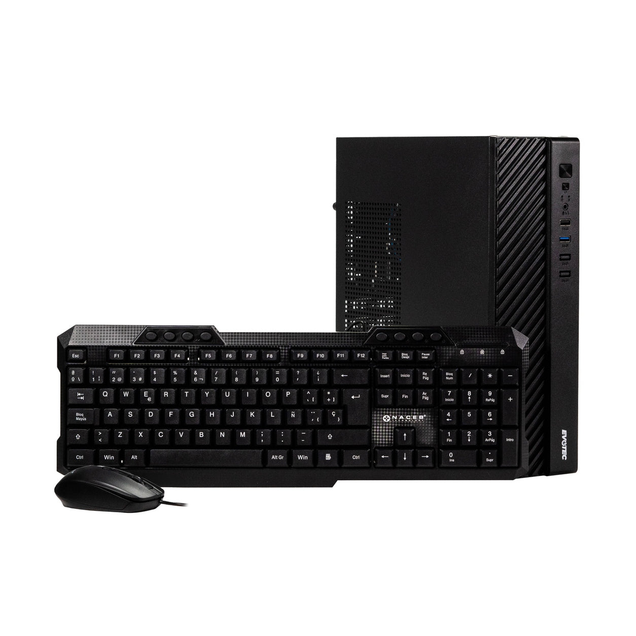 PC EVOTEC INTEL I3-12100, 8GB, SSD480GB, WIN 11 PRO PRUEBA