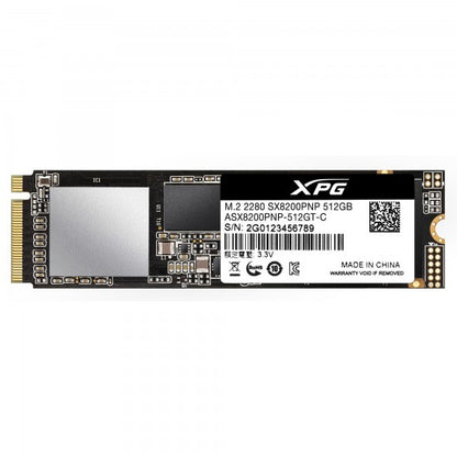 SSD ADATA ASX8200PNP-512GT-C, 512 GB, PCI EXPRESS, 3500 MB/S, 2400 MB/S