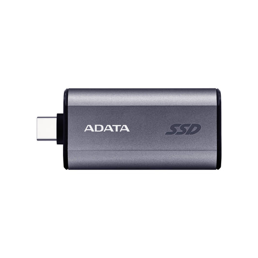 SSD EXTERNO ADATA SC750 1000GB. INTERFAZ USB 3.2 GEN 2 X2, PUERTO USB-C. COLOR NEGRO. NUMERO DE PARTE SC750-1000G-CCBK