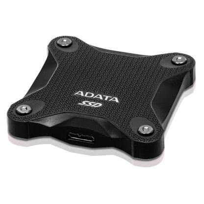 SSD EXTERNO ADATA SD620 512GB. USB 3.2 GEN2, VELOCIDAD DE TRANSFERENCIA DE HASTA 520 MB/S, RESISTENTE A IMPACTOS GRADO MIL-STD COLOR NEGRO. N.P. SD620-512G