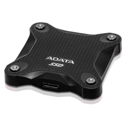 SSD EXTERNO ADATA SD620 512GB. USB 3.2 GEN2, VELOCIDAD DE TRANSFERENCIA DE HASTA 520 MB/S, RESISTENTE A IMPACTOS GRADO MIL-STD COLOR NEGRO. N.P. SD620-512G