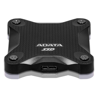SSD EXTERNO ADATA SD620 512GB. USB 3.2 GEN2, VELOCIDAD DE TRANSFERENCIA DE HASTA 520 MB/S, RESISTENTE A IMPACTOS GRADO MIL-STD COLOR NEGRO. N.P. SD620-512G