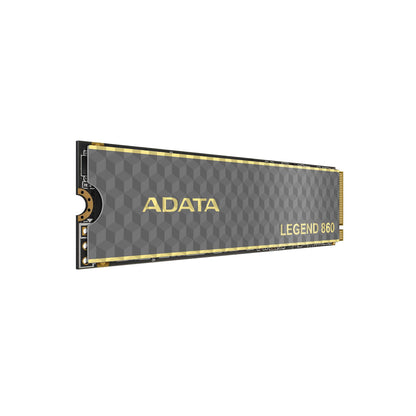 UNIDAD DE ESTADO SÓLIDO ADATA LEGEND 860 2TB PCIE GEN4X4 M.2 2280, CON DISIPADOR DE ALUMINIO. SLEG-860-2000GCS
