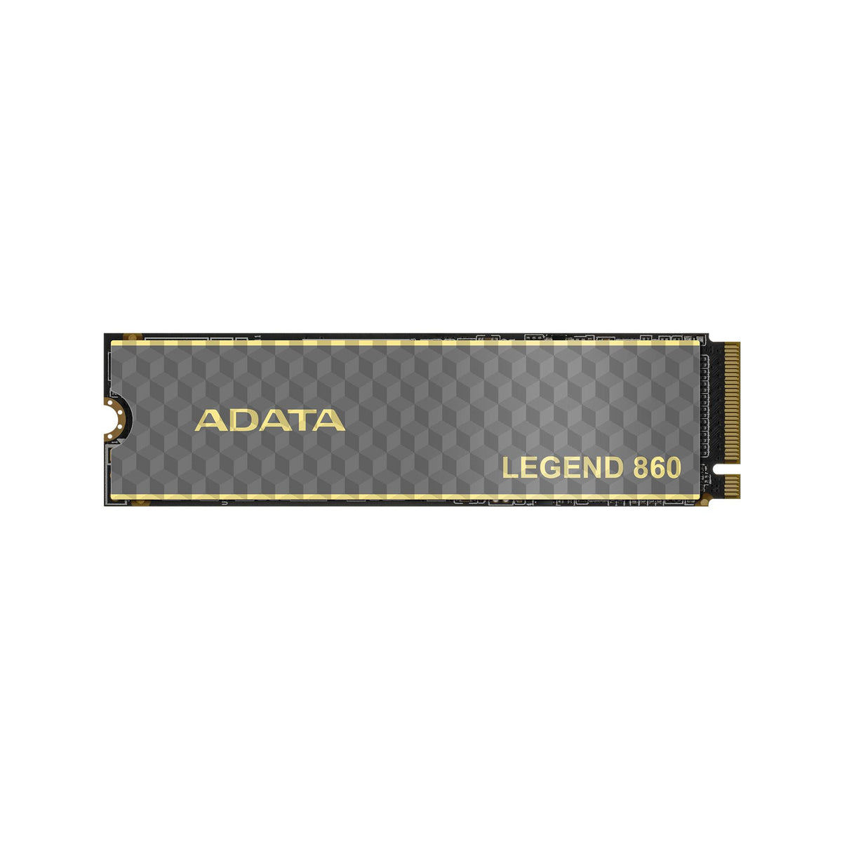 UNIDAD DE ESTADO SÓLIDO ADATA LEGEND 860 2TB PCIE GEN4X4 M.2 2280, CON DISIPADOR DE ALUMINIO. SLEG-860-2000GCS