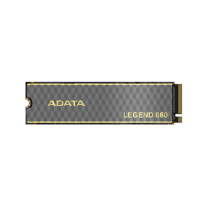 UNIDAD DE ESTADO SÓLIDO ADATA LEGEND 860 2TB PCIE GEN4X4 M.2 2280, CON DISIPADOR DE ALUMINIO. SLEG-860-2000GCS